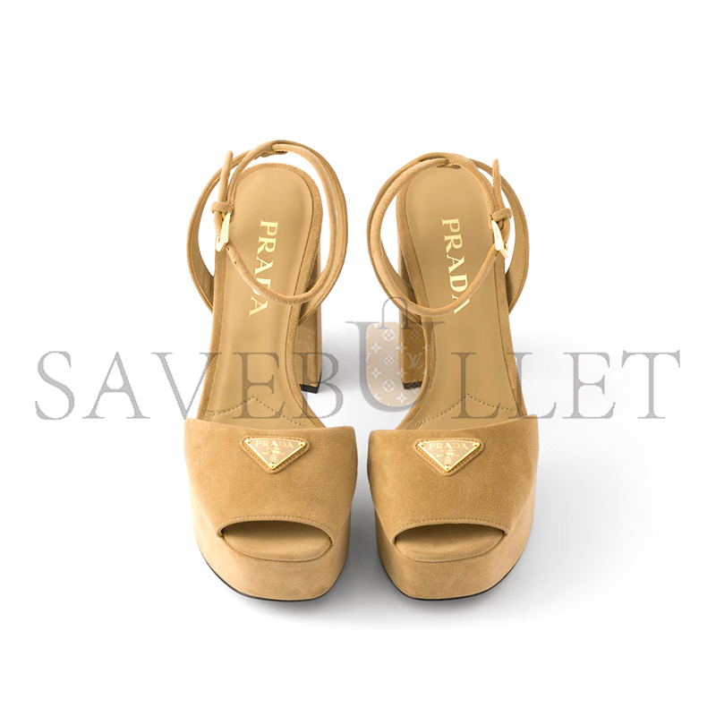 PRADA SUEDE PLATFORM SANDALS 1XP48B PRADA SUEDE PLATFORM SANDALS 1XP48B